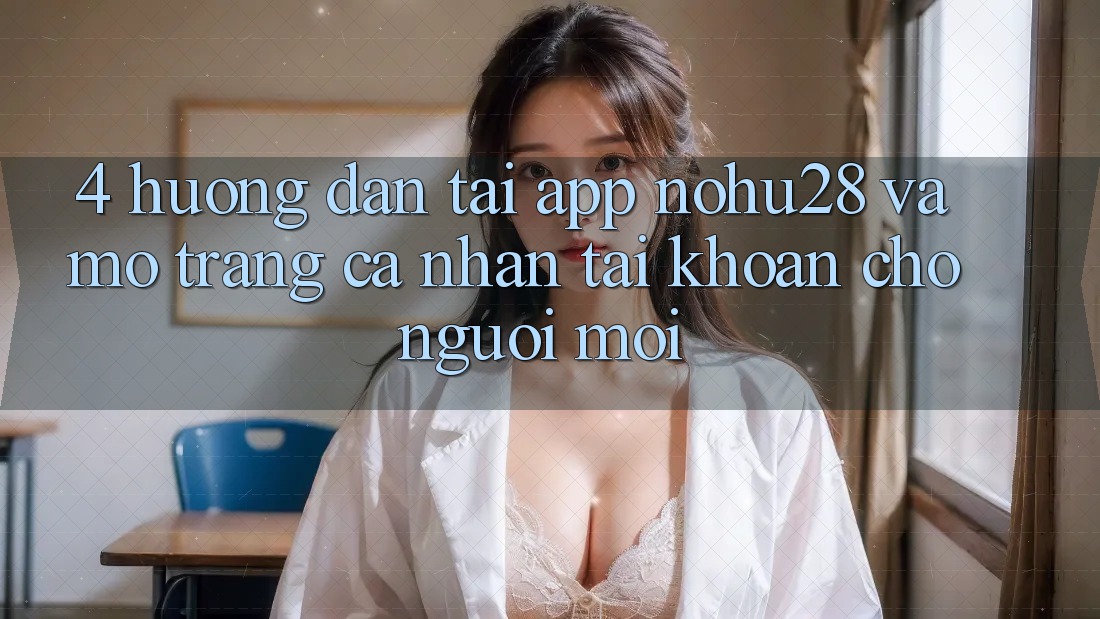 4. Hướng Dẫn Tải App Nohu28 Và Mở trang cá nhân Tài Khoản Cho Người Mới