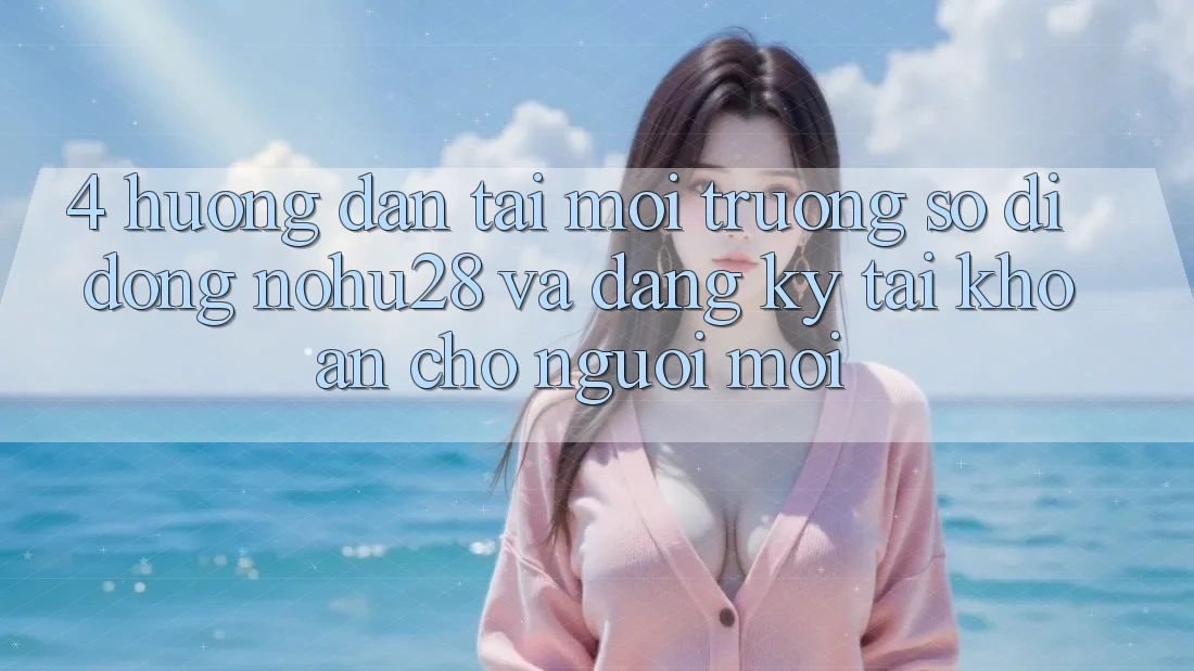 4. Hướng dẫn Tải Môi trường số di động Nohu28 Và Đăng Ký Tài Khoản Cho Người Mới 4. Hướng dẫn Tải Môi trường số di động Nohu28 Và Đăng Ký Tài Khoản Cho Người Mới