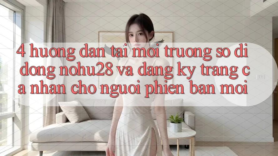 4. Hướng Dẫn Tải Môi trường số di động Nohu28 Và Đăng Ký Trang cá nhân Cho Người Phiên bản mới