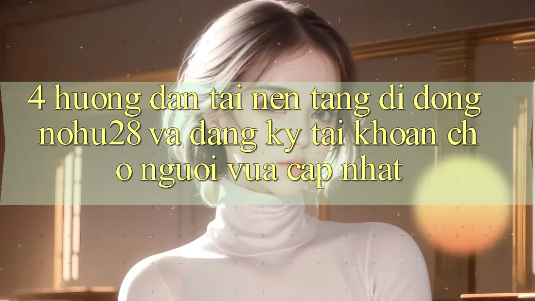 4. Hướng Dẫn Tải Nền tảng di động Nohu28 Và Đăng Ký Tài Khoản Cho Người Vừa cập nhật