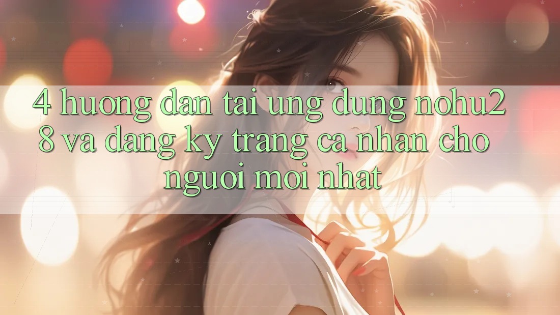 4. Hướng Dẫn Tải Ứng dụng Nohu28 Và Đăng Ký Trang cá nhân Cho Người Mới nhất