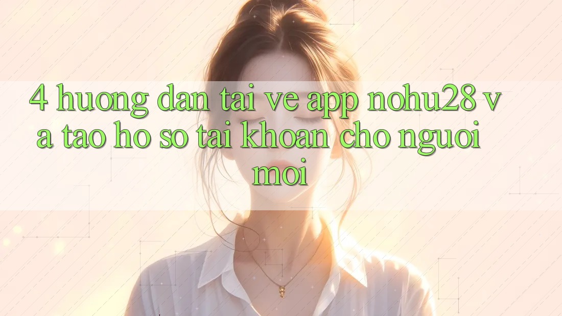4. Hướng Dẫn Tải về App Nohu28 Và Tạo hồ sơ Tài Khoản Cho Người Mới 4. Hướng Dẫn Tải về App Nohu28 Và Tạo hồ sơ Tài Khoản Cho Người Mới