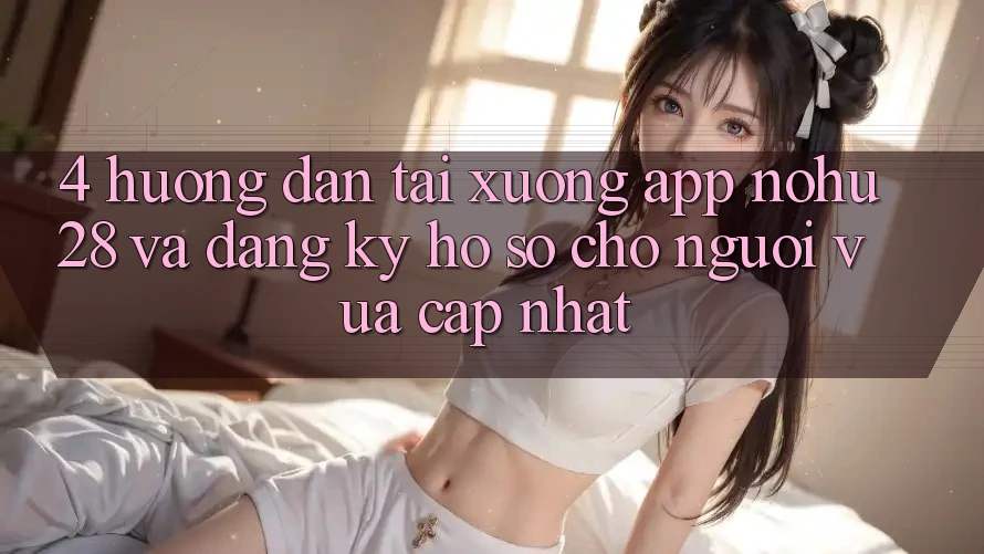 4. Hướng Dẫn Tải xuống App Nohu28 Và Đăng Ký Hồ sơ Cho Người Vừa cập nhật