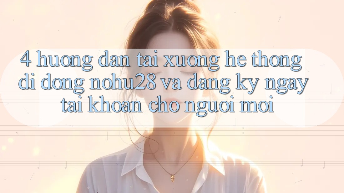 4. Hướng Dẫn Tải xuống Hệ thống di động Nohu28 Và Đăng ký ngay Tài Khoản Cho Người Mới 4. Hướng Dẫn Tải xuống Hệ thống di động Nohu28 Và Đăng ký ngay Tài Khoản Cho Người Mới