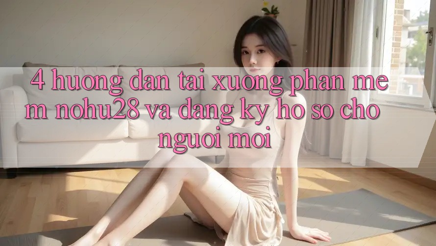 4. Hướng Dẫn Tải xuống Phần mềm Nohu28 Và Đăng Ký Hồ sơ Cho Người Mới