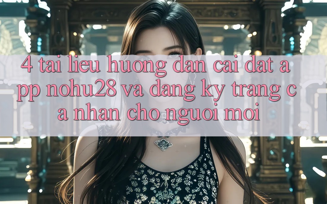 4. Tài liệu hướng dẫn Cài đặt App Nohu28 Và Đăng Ký Trang cá nhân Cho Người Mới