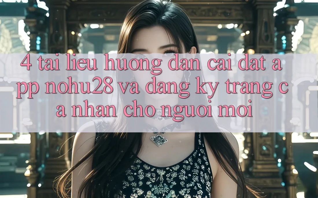 4. Tài liệu hướng dẫn Cài đặt App Nohu28 Và Đăng Ký Trang cá nhân Cho Người Mới