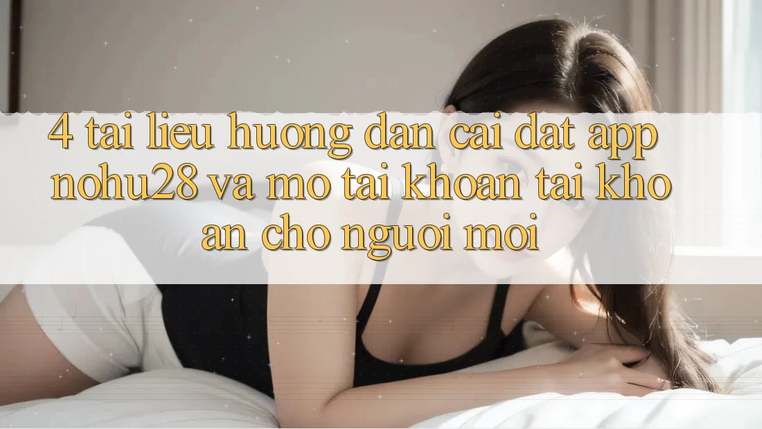 4. Tài liệu hướng dẫn Cài đặt App Nohu28 Và Mở tài khoản Tài Khoản Cho Người Mới 4. Tài liệu hướng dẫn Cài đặt App Nohu28 Và Mở tài khoản Tài Khoản Cho Người Mới