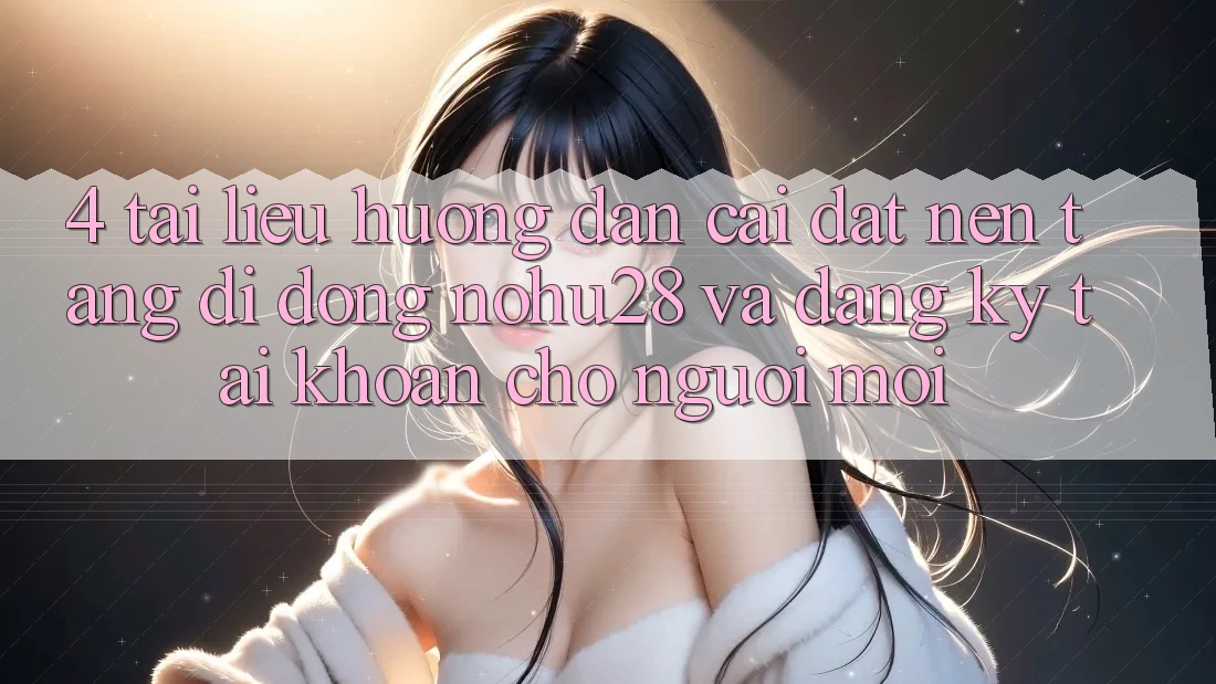 4. Tài liệu hướng dẫn Cài đặt Nền tảng di động Nohu28 Và Đăng Ký Tài Khoản Cho Người Mới