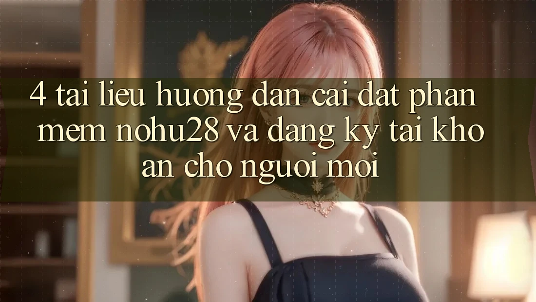 4. Tài liệu hướng dẫn Cài đặt Phần mềm Nohu28 Và Đăng Ký Tài Khoản Cho Người Mới