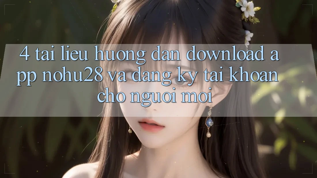 4. Tài liệu hướng dẫn Download App Nohu28 Và Đăng Ký Tài Khoản Cho Người Mới