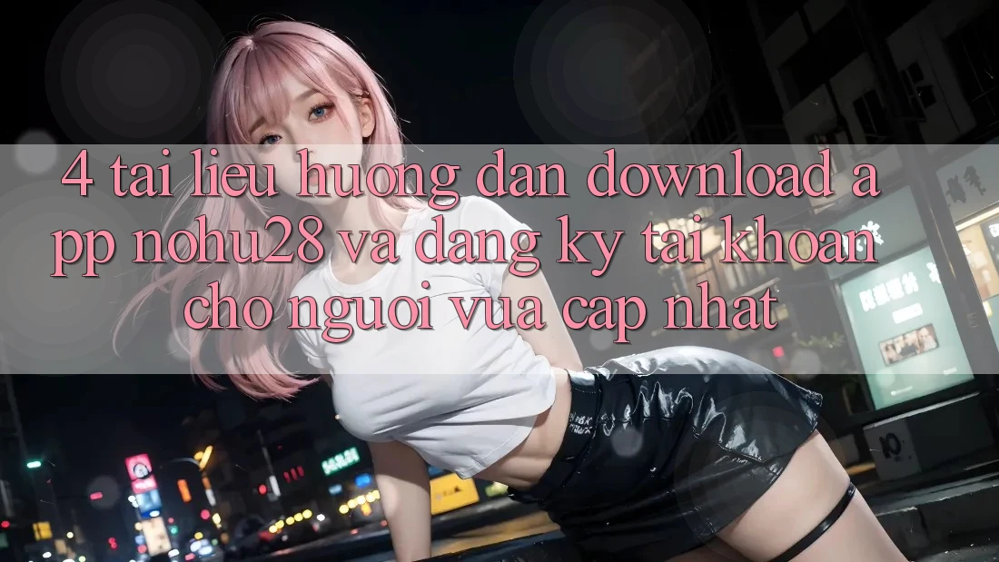 4. Tài liệu hướng dẫn Download App Nohu28 Và Đăng Ký Tài khoản Cho Người Vừa cập nhật
