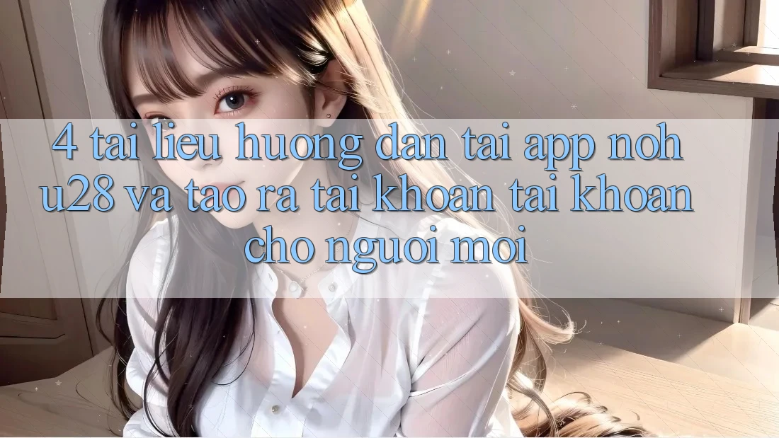 4. Tài liệu hướng dẫn Tải App Nohu28 Và Tạo ra tài khoản Tài Khoản Cho Người Mới