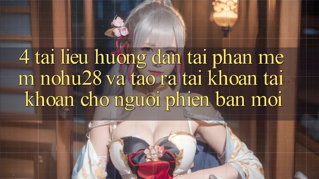 4. Tài liệu hướng dẫn Tải Phần mềm Nohu28 Và Tạo ra tài khoản Tài Khoản Cho Người Phiên bản mới