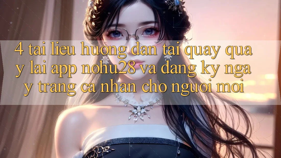4. Tài liệu hướng dẫn Tải quay quay lại App Nohu28 Và Đăng ký ngay Trang cá nhân Cho Người Mới 4. Tài liệu hướng dẫn Tải quay quay lại App Nohu28 Và Đăng ký ngay Trang cá nhân Cho Người Mới