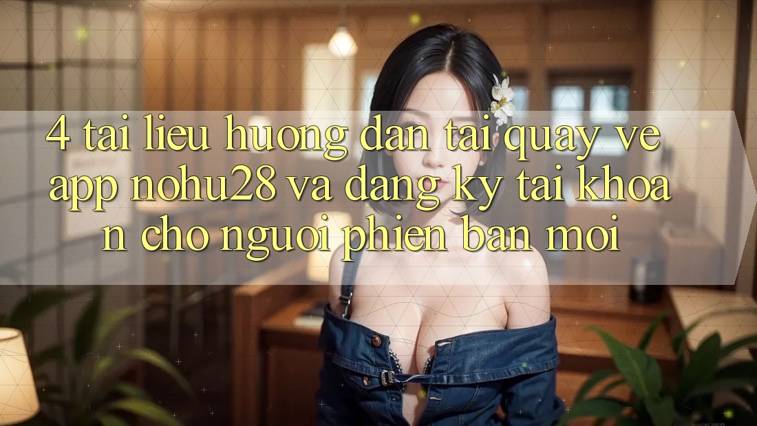 4. Tài liệu hướng dẫn Tải quay về App Nohu28 Và Đăng Ký Tài Khoản Cho Người Phiên bản mới