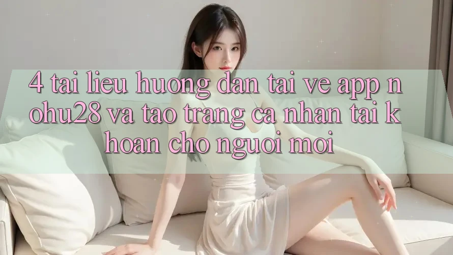 4. Tài liệu hướng dẫn Tải về App Nohu28 Và Tạo trang cá nhân Tài Khoản Cho Người Mới 4. Tài liệu hướng dẫn Tải về App Nohu28 Và Tạo trang cá nhân Tài Khoản Cho Người Mới