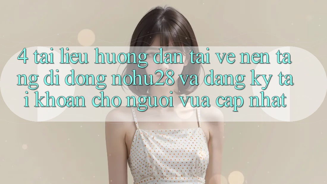 4. Tài liệu hướng dẫn Tải về Nền tảng di động Nohu28 Và Đăng Ký Tài Khoản Cho Người Vừa cập nhật 4. Tài liệu hướng dẫn Tải về Nền tảng di động Nohu28 Và Đăng Ký Tài Khoản Cho Người Vừa cập nhật