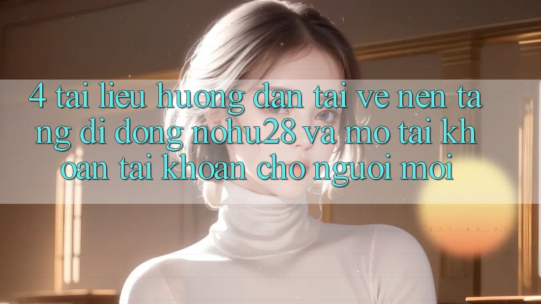 4. Tài liệu hướng dẫn Tải về Nền tảng di động Nohu28 Và Mở tài khoản Tài Khoản Cho Người Mới