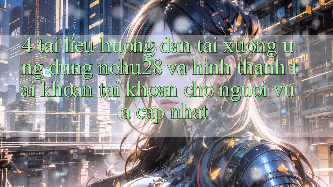 4. Tài liệu hướng dẫn Tải xuống Ứng dụng Nohu28 Và Hình thành tài khoản Tài Khoản Cho Người Vừa cập nhật 4. Tài liệu hướng dẫn Tải xuống Ứng dụng Nohu28 Và Hình thành tài khoản Tài Khoản Cho Người Vừa cập nhật
