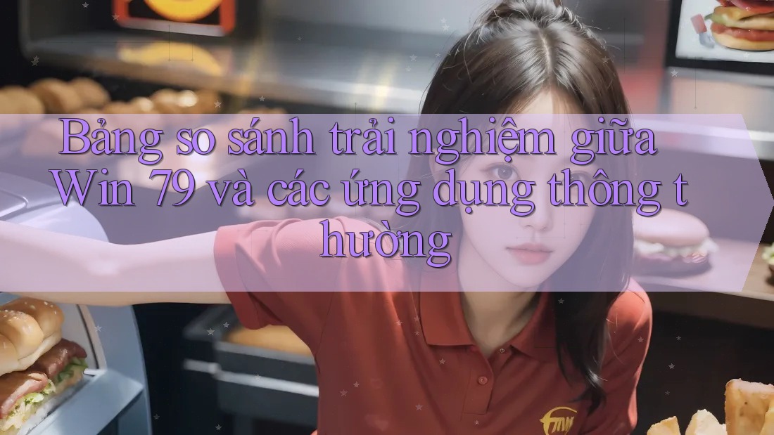 Bảng so sánh trải nghiệm giữa Win 79 và các ứng dụng thông thường