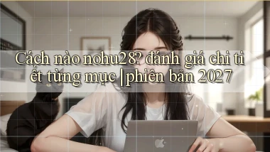 Cách nào nohu28 đánh giá chi tiết từng mục phiên bản 2027