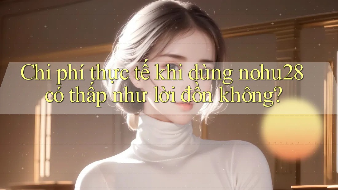 Chi phí thực tế khi dùng nohu28 có thấp như lời đồn không? Chi phí thực tế khi dùng nohu28 có thấp như lời đồn không?