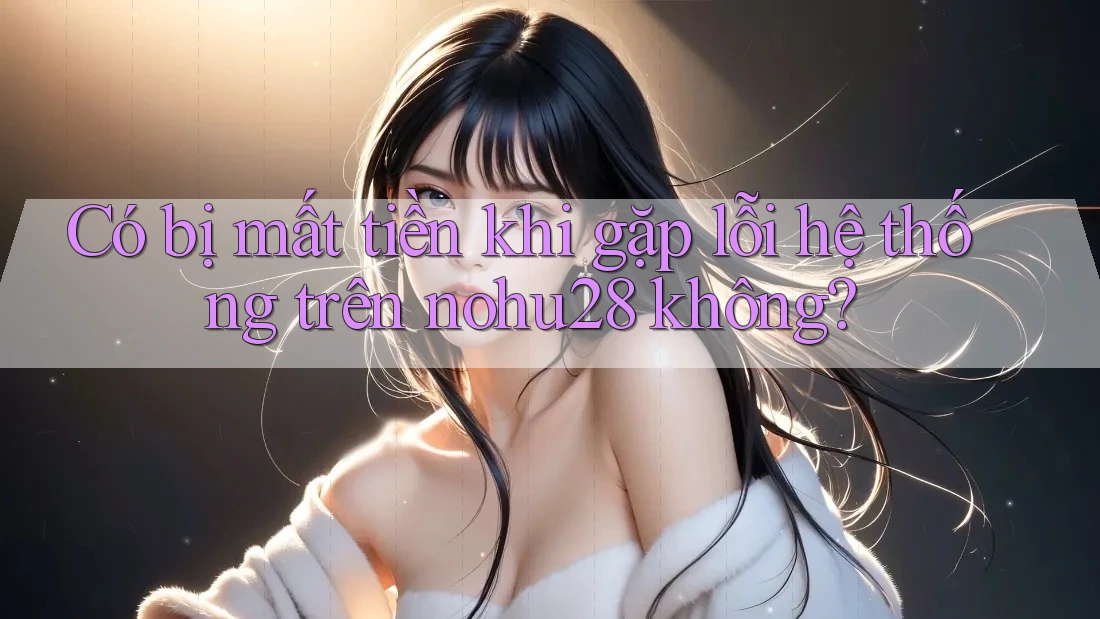 Có bị mất tiền khi gặp lỗi hệ thống trên nohu28 không? Có bị mất tiền khi gặp lỗi hệ thống trên nohu28 không?
