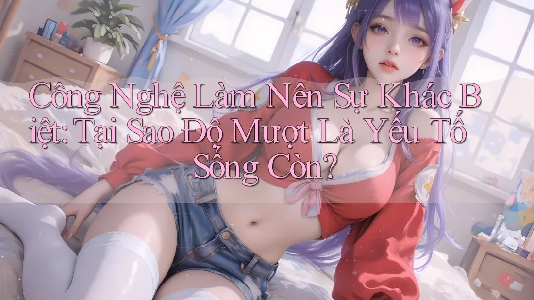 Công Nghệ Làm Nên Sự Khác Biệt: Tại Sao Độ Mượt Là Yếu Tố Sống Còn?