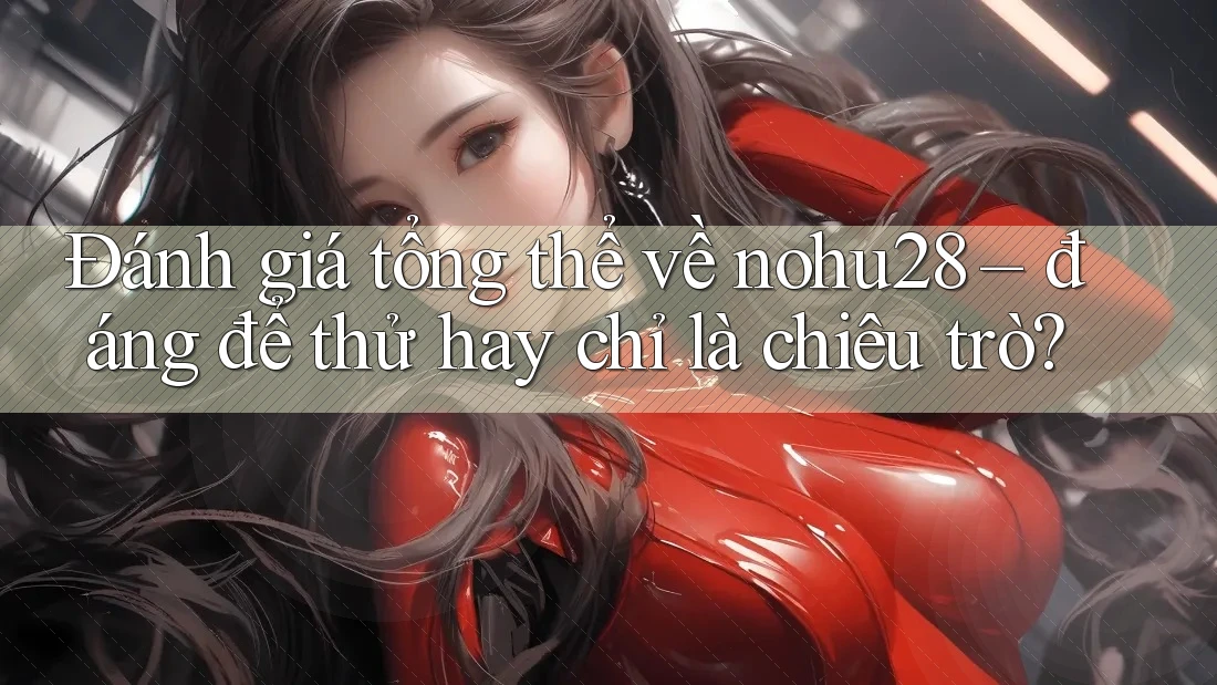 Đánh giá tổng thể về nohu28 – đáng để thử hay chỉ là chiêu trò?