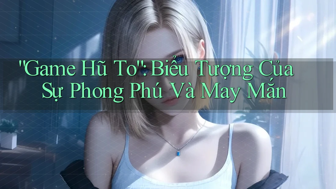 “Game Hũ To”: Biểu Tượng Của Sự Phong Phú Và May Mắn “Game Hũ To”: Biểu Tượng Của Sự Phong Phú Và May Mắn