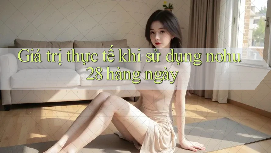 Giá trị thực tế khi sử dụng nohu28 hàng ngày Giá trị thực tế khi sử dụng nohu28 hàng ngày