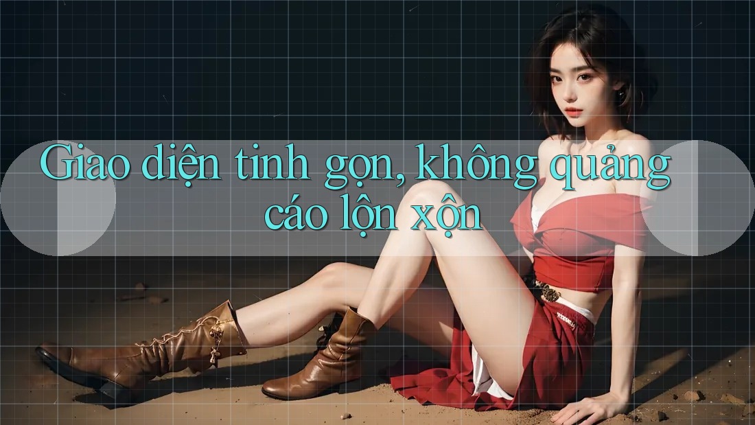 Giao diện tinh gọn, không quảng cáo lộn xộn Giao diện tinh gọn, không quảng cáo lộn xộn