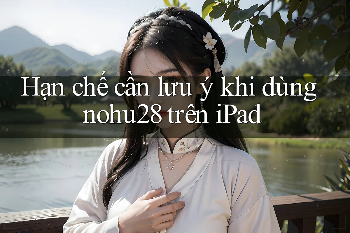 Hạn chế cần lưu ý khi dùng nohu28 trên iPad Hạn chế cần lưu ý khi dùng nohu28 trên iPad
