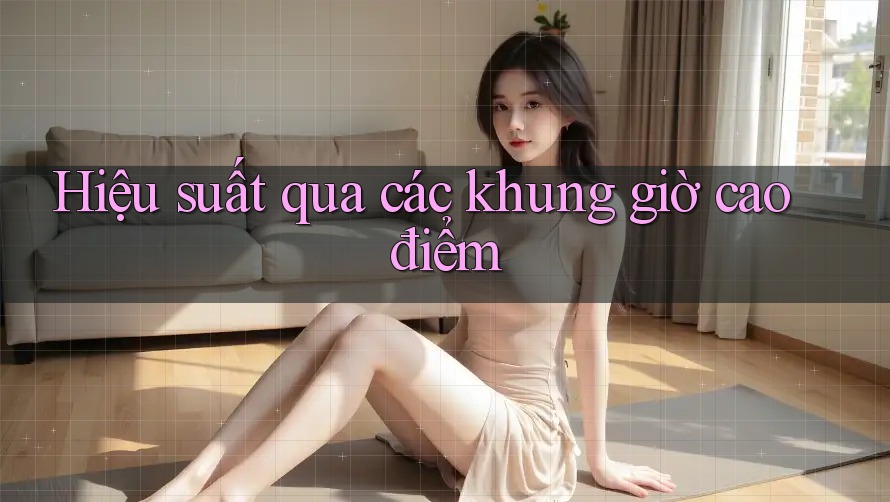 Hiệu suất qua các khung giờ cao điểm Hiệu suất qua các khung giờ cao điểm
