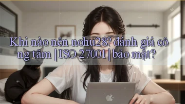 Khi nào nên nohu28 đánh giá công tâm ISO 27001 bảo mật