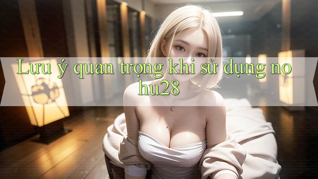 Lưu ý quan trọng khi sử dụng nohu28