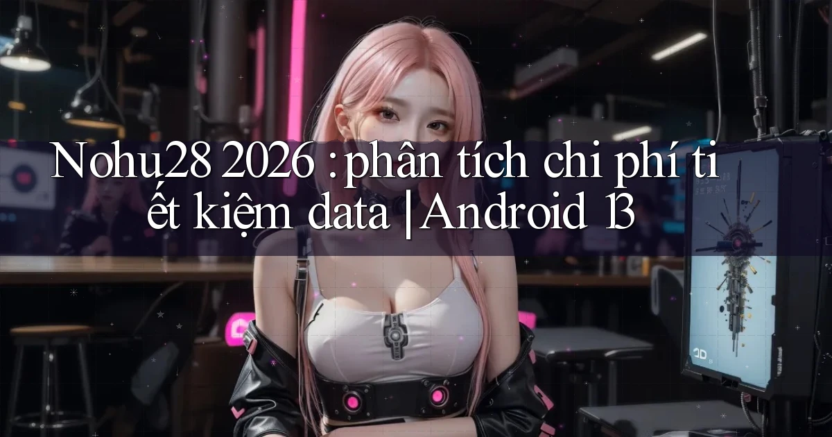 Nohu28 2026 phân tích chi phí tiết kiệm data Android 13