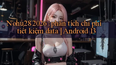 Nohu28 2026 phân tích chi phí tiết kiệm data Android 13