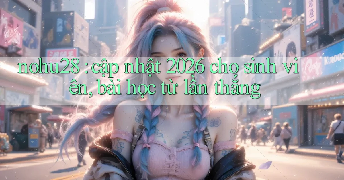 nohu28 cập nhật 2026 cho sinh viên, bài học từ lần thắng