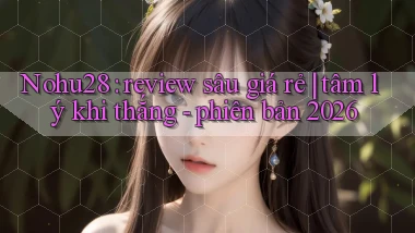 Nohu28 review sâu giá rẻ tâm lý khi thắng   phiên bản 2026