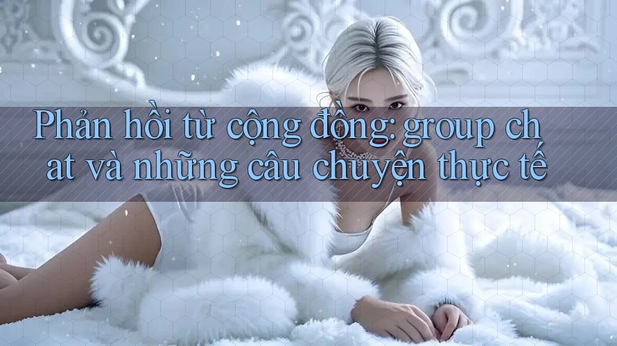 Phản hồi từ cộng đồng: group chat và những câu chuyện thực tế Phản hồi từ cộng đồng: group chat và những câu chuyện thực tế