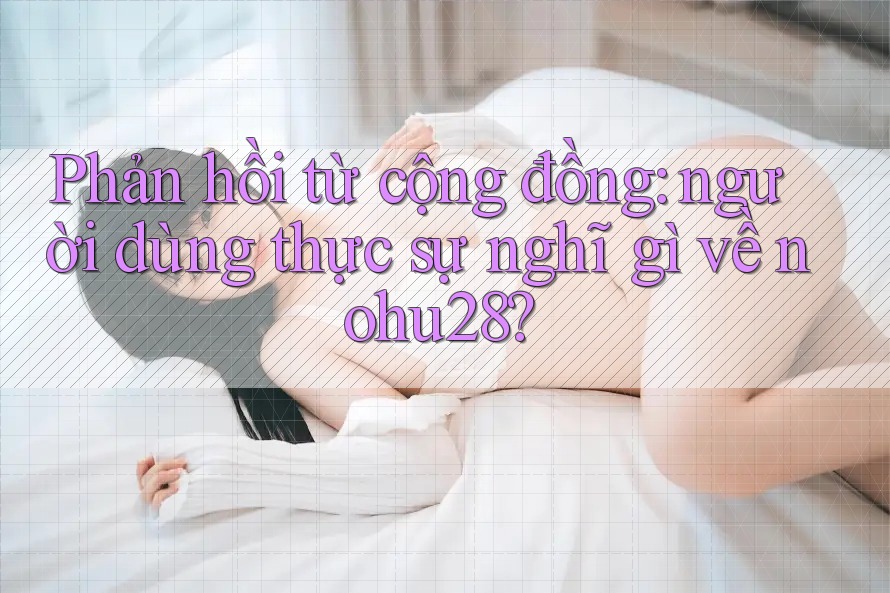 Phản hồi từ cộng đồng: người dùng thực sự nghĩ gì về nohu28? Phản hồi từ cộng đồng: người dùng thực sự nghĩ gì về nohu28?