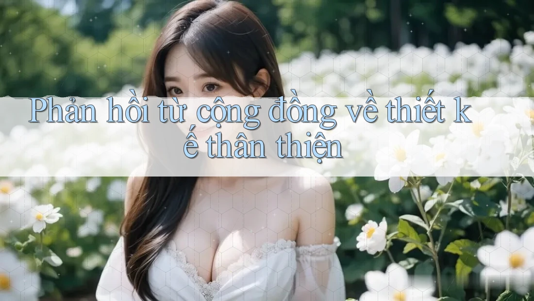 Phản hồi từ cộng đồng về thiết kế thân thiện