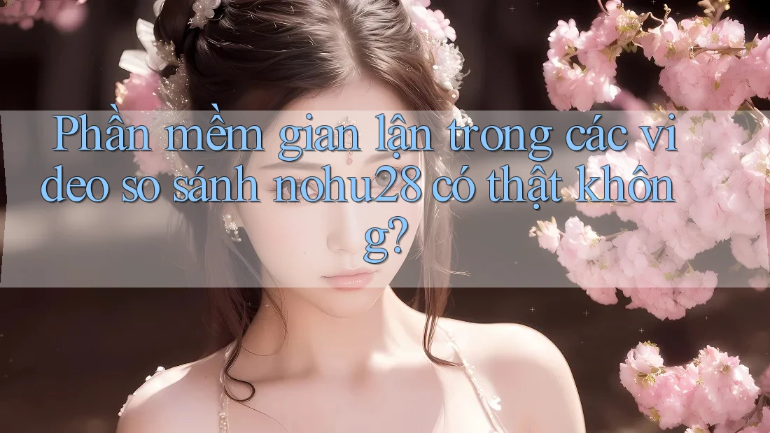 Phần mềm gian lận trong các video so sánh nohu28 có thật không? Phần mềm gian lận trong các video so sánh nohu28 có thật không?