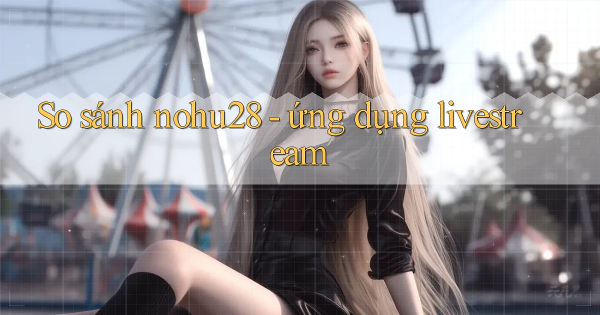 So sánh nohu28   ứng dụng livestream