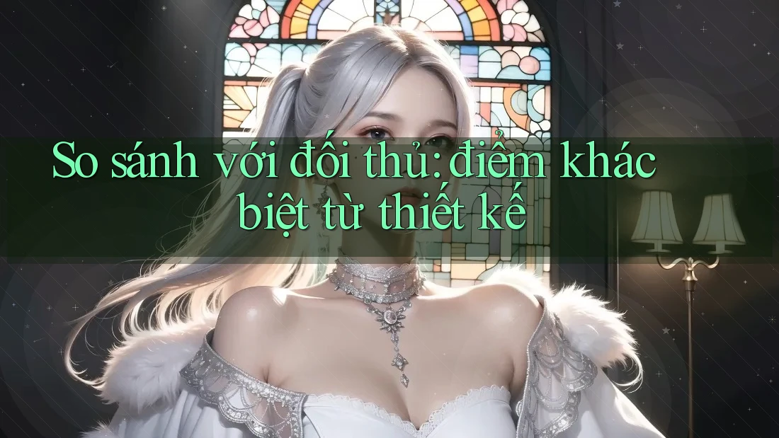 So sánh với đối thủ: điểm khác biệt từ thiết kế So sánh với đối thủ: điểm khác biệt từ thiết kế