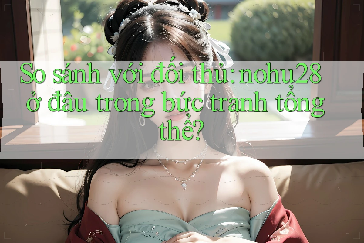 So sánh với đối thủ: nohu28 ở đâu trong bức tranh tổng thể? So sánh với đối thủ: nohu28 ở đâu trong bức tranh tổng thể?