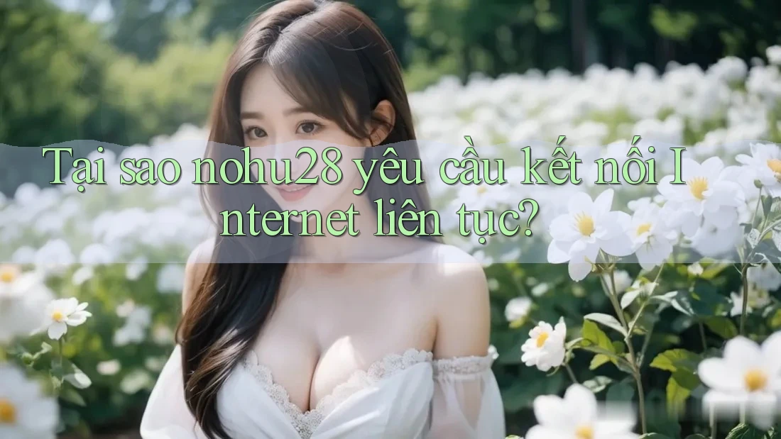 Tại sao nohu28 yêu cầu kết nối Internet liên tục? Tại sao nohu28 yêu cầu kết nối Internet liên tục?