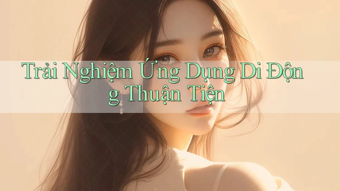 Trải Nghiệm Ứng Dụng Di Động Thuận Tiện Trải Nghiệm Ứng Dụng Di Động Thuận Tiện